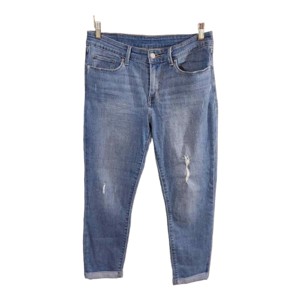 Levi's Women's Blue Cropped Ankle Jeans